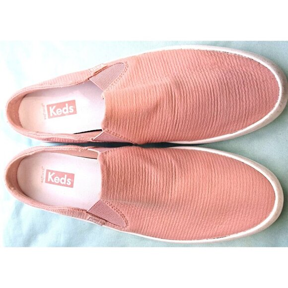 Keds Women's 9 Pink Canvas Slip-In Sneakers Comfort Easy-On Casual - Picture 3 of 9